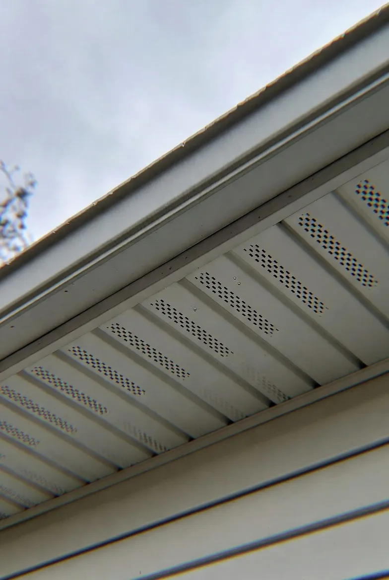 Soffits and fascia after house wash